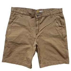CARHARTT Carpenter Shorts Men’s 42 Relaxed Fit Tan Cotton Canvas 10”